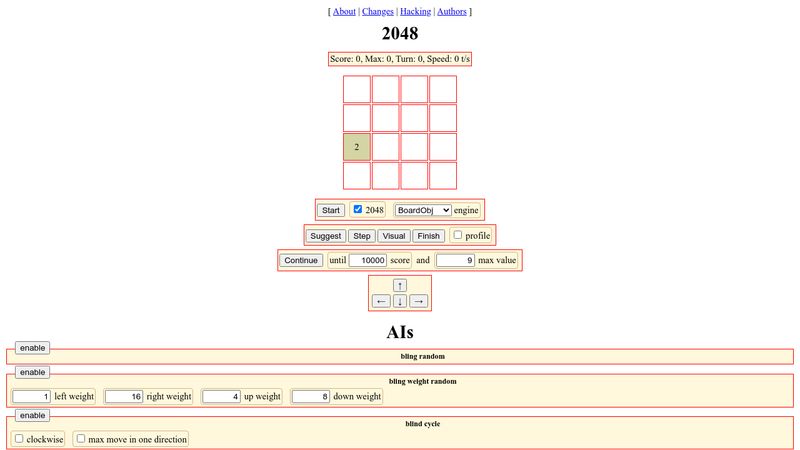 2048 - Solving 2048 with AI 🤖. Leveraging Monte-Carlo (MC) Move