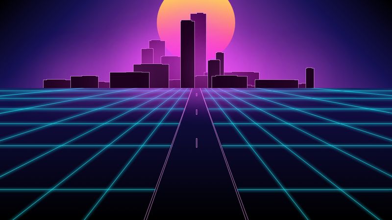 Pure CSS - RetroWave