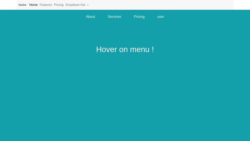 Stripe navigation UI