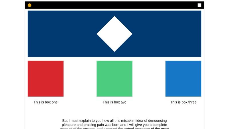 Responsive HTML & CSS TEST