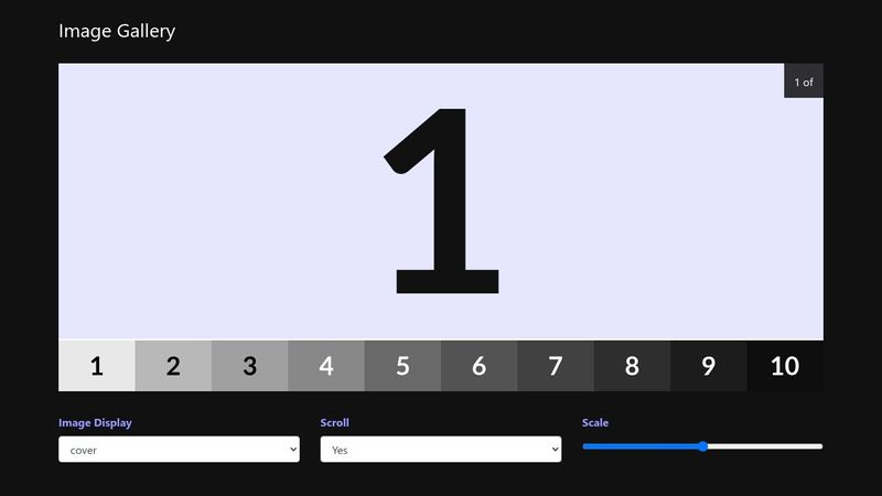 Responsive Image Gallery