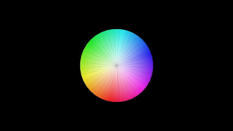 Pure CSS - HSL color cone 2