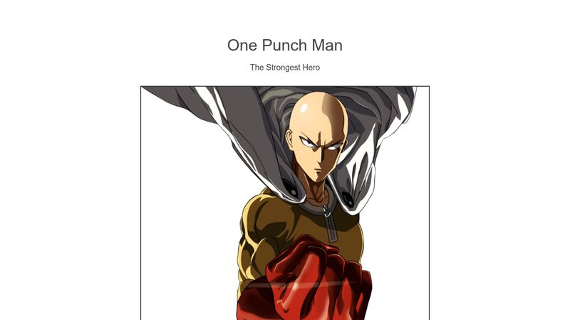 Saitama vs. Subterranean King, One-Punch Man Wiki