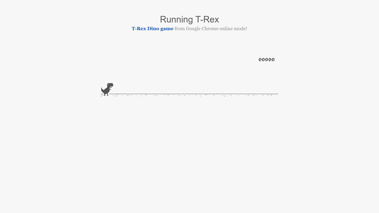 How to Play the Google Chrome Running T-Rex Game Anytime From Any Browser.