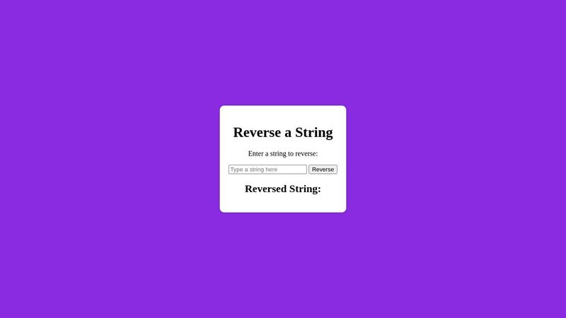 Write a program to reversing the order of the string using while loop?