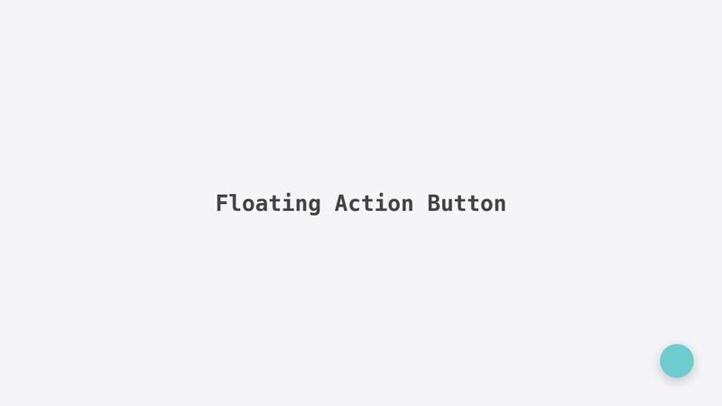 Floating Action Button-HTML , CSS image.