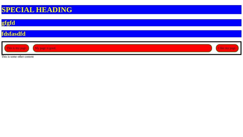 In-class CSS Demonstration