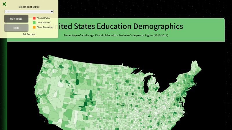 Choropleth Map D3.js