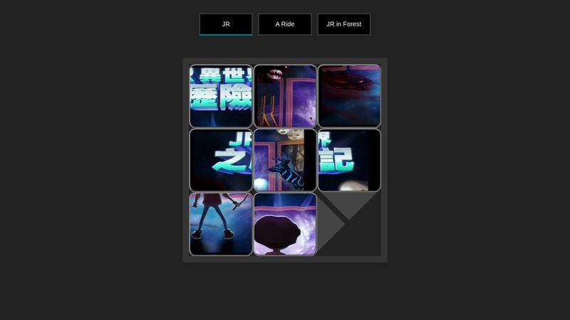 CSS Slider Puzzle Game