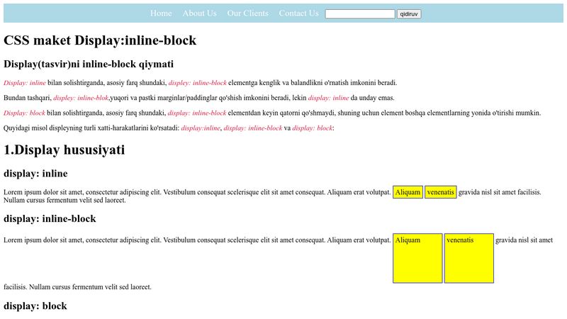 CSS Inline Block   DyQEMjQ 800 