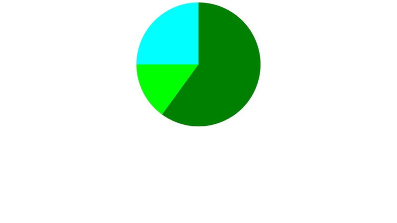 CSS only Pie chart