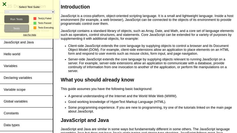 CodePen - JS Documentation V2