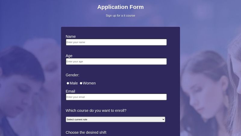 Application Form