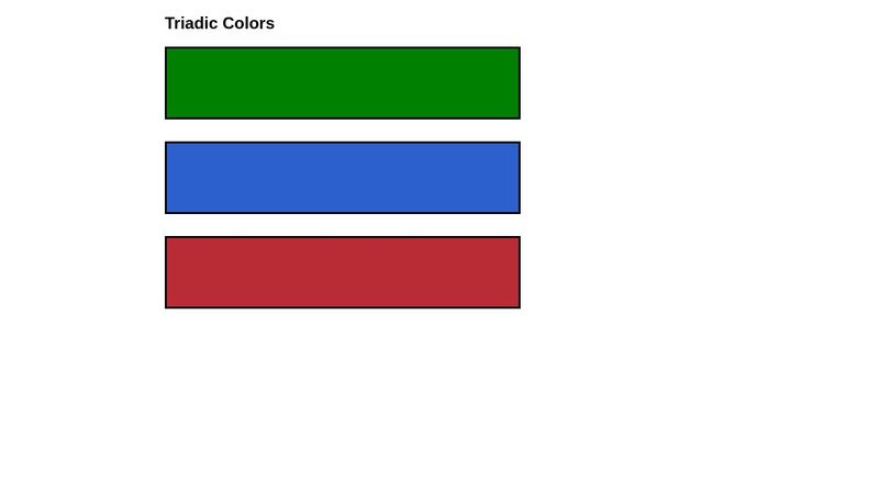 Triadic Colors using relative color syntax and OKLCH color space