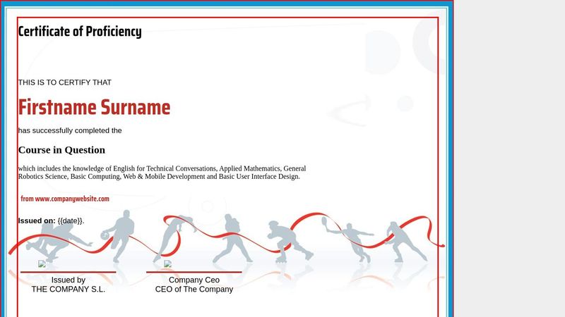 Certificate Template