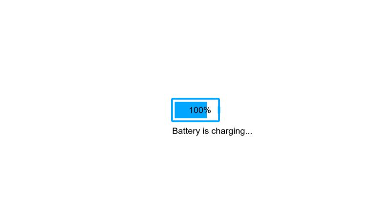 Battery Percentage Detector And Charging Status