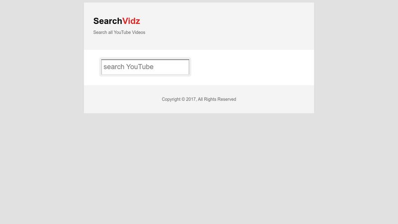 YouTube Search Engine