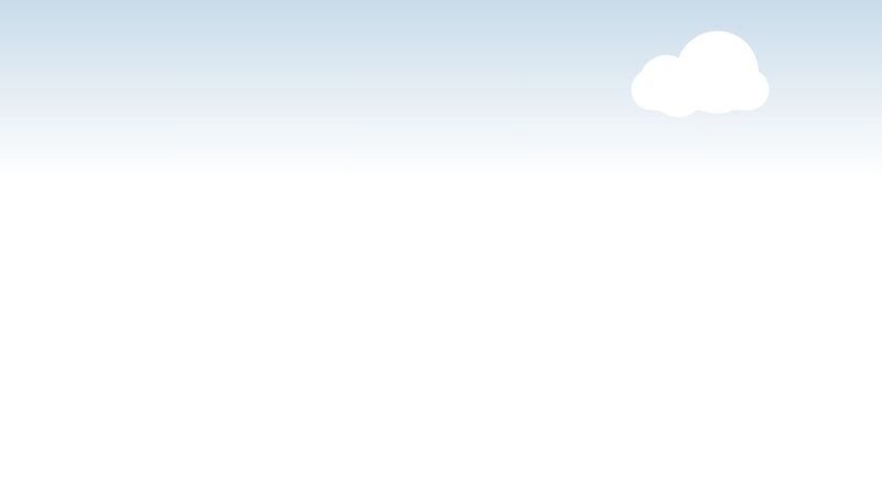 Pure CSS3 animated clouds background