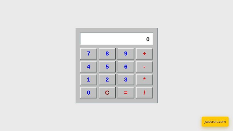 Simple Calculator Javascript
