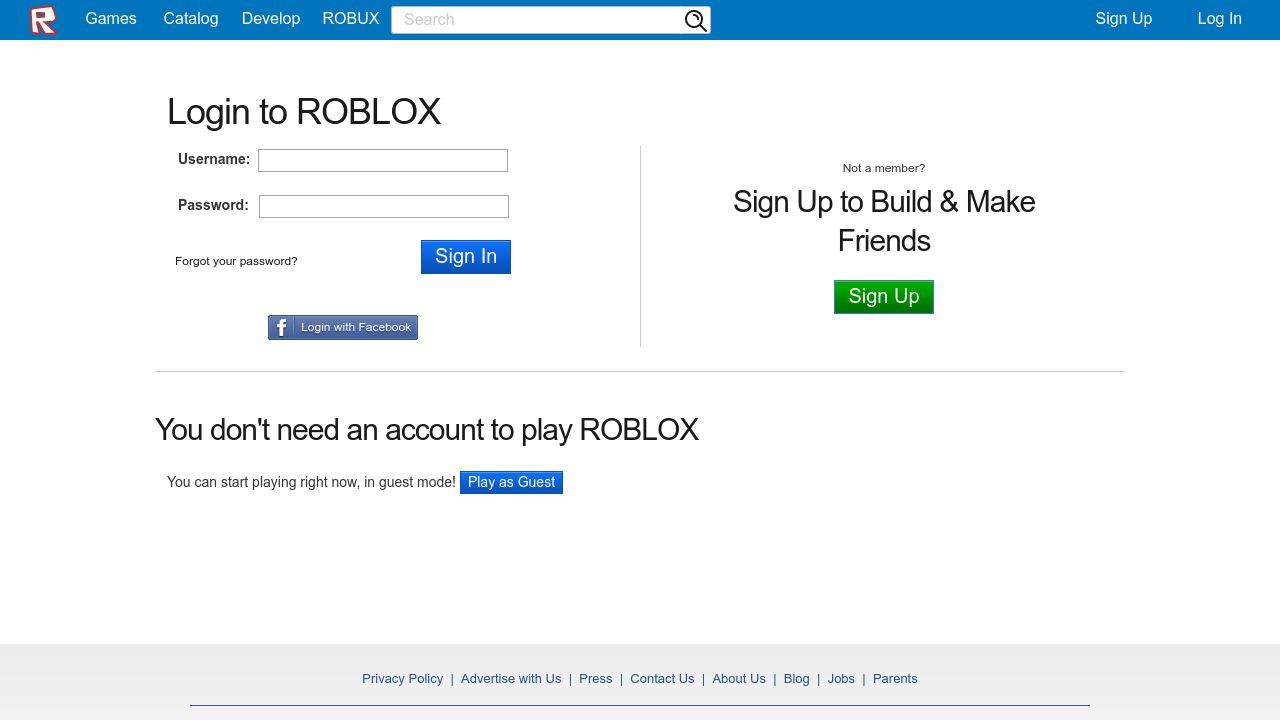 ROBLOX on CodePen