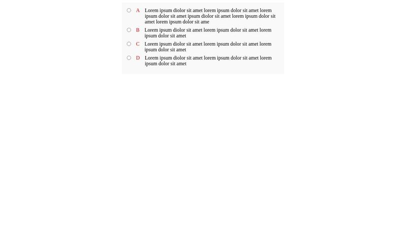 Form with Alpha list