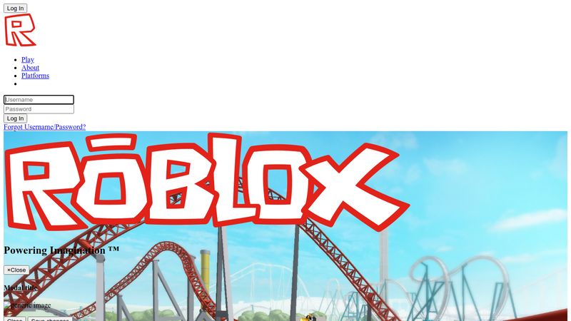 ROBLOX Old Website REMAKE!