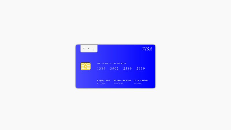 Visa Card (html & css)