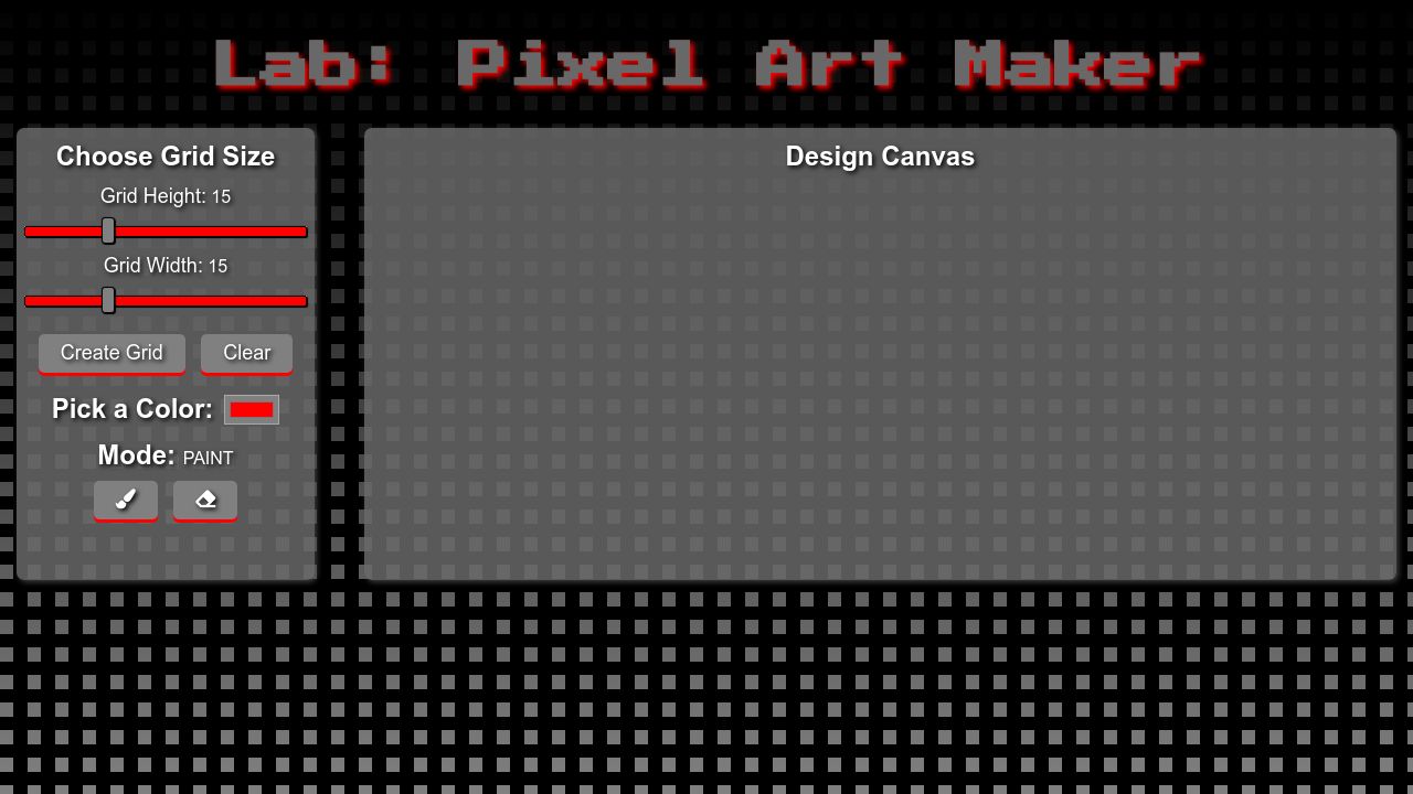 Pixel Art Maker - JavaScript