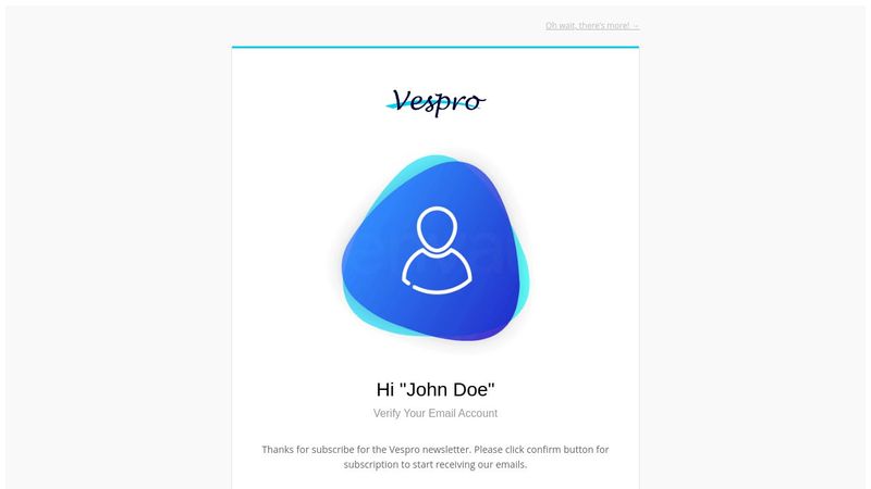 HTML email template