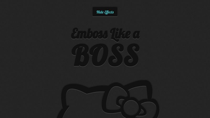 Emboss Like a Boss