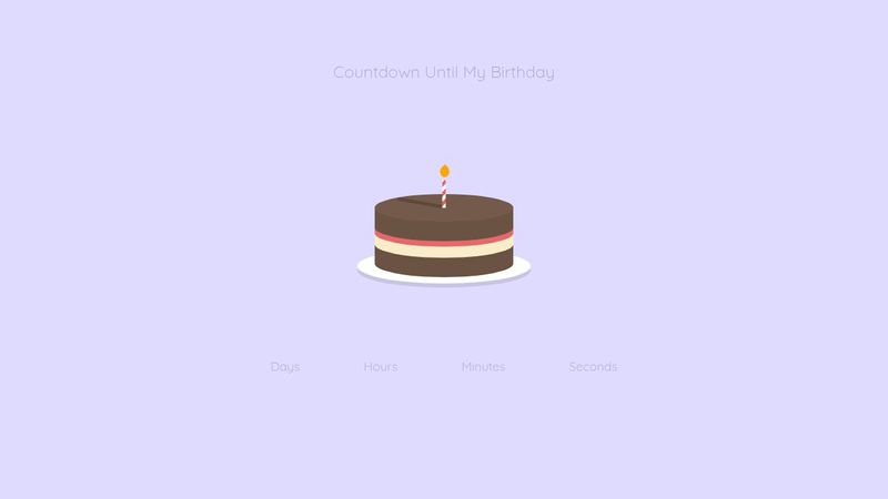 Birthday Countdown