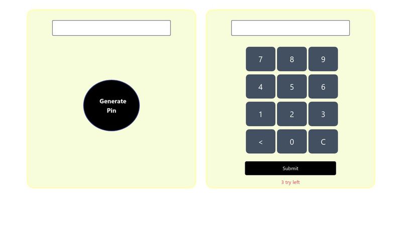 Js - Pin Matcher