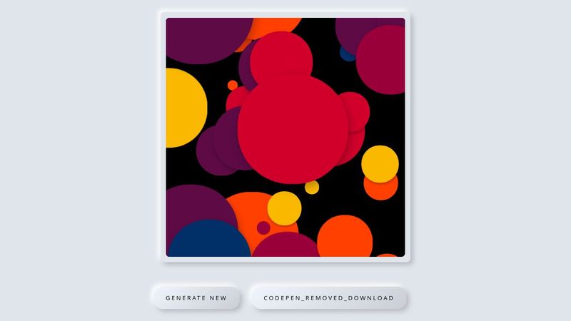 Generative Art - CSS Doodle - Circles