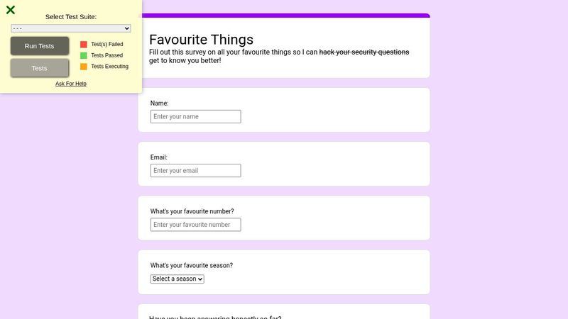 Survey Form