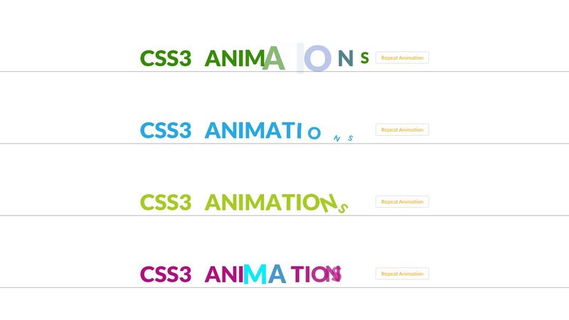 Demo:Text Animations | CSS