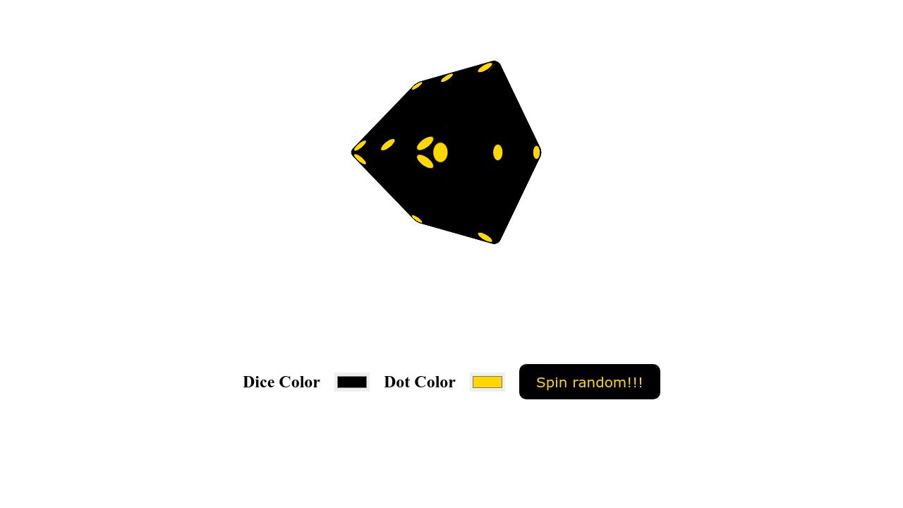 Animated 3D Dice Roller In jQuery And CSS3 - Dice.js