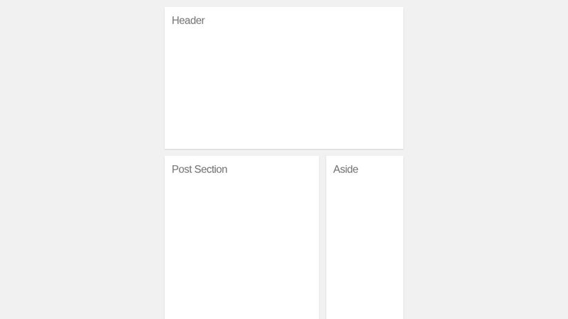 CSS Grid: 2 Columns Layout