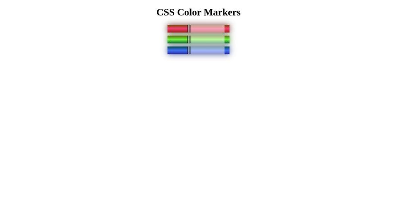 CSS Color Markers image.