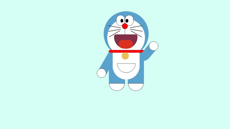 Doraemon Using Pure Css