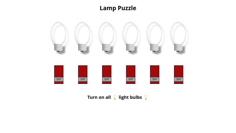 CSS Only Puzzle Game