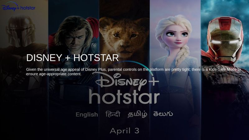 Disney Plus Hotstar Home Page