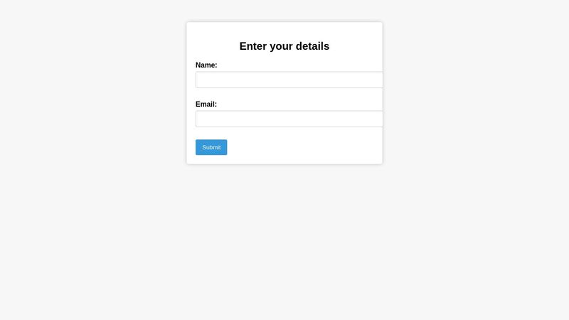 How to Process a Form Using PHP