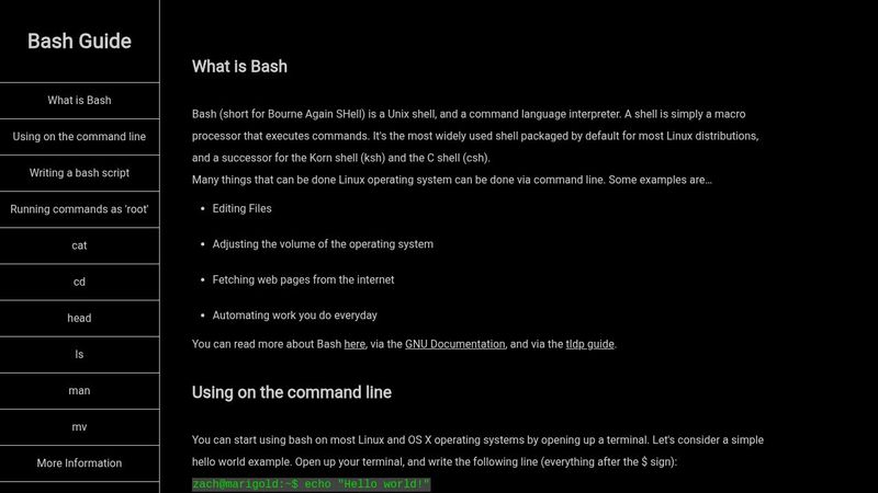 Bash Guide