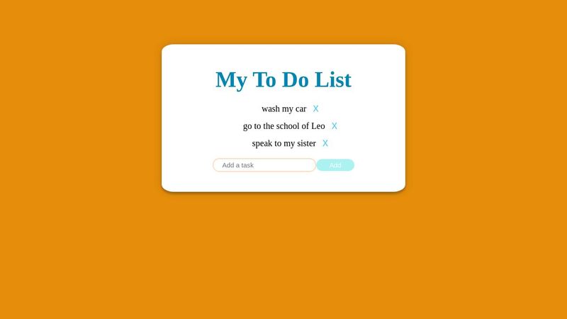To Do List React