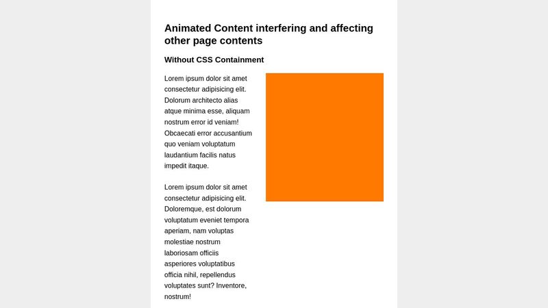 Fixing CSS Animations: Without CSS Containment