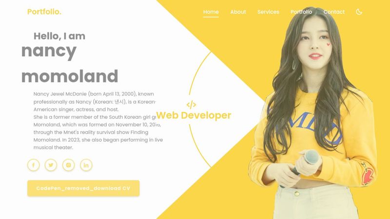 Cool Responsive Portfolio Using HTML CSS 😎