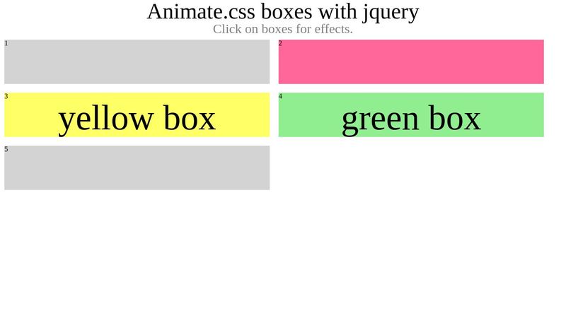 animate.css big boxes