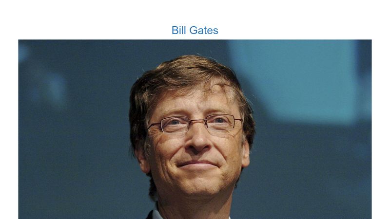 Bill Gates Tribute Page