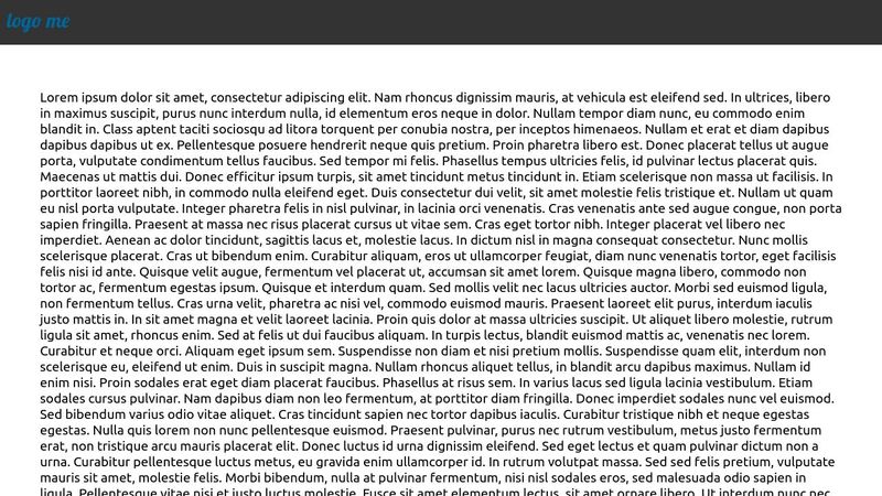 animated navbar scroll triggered