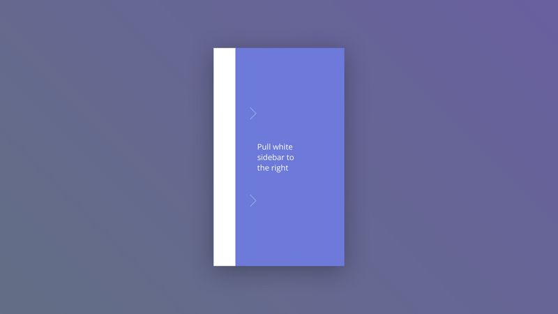 Elastic SVG Sidebar Material Design